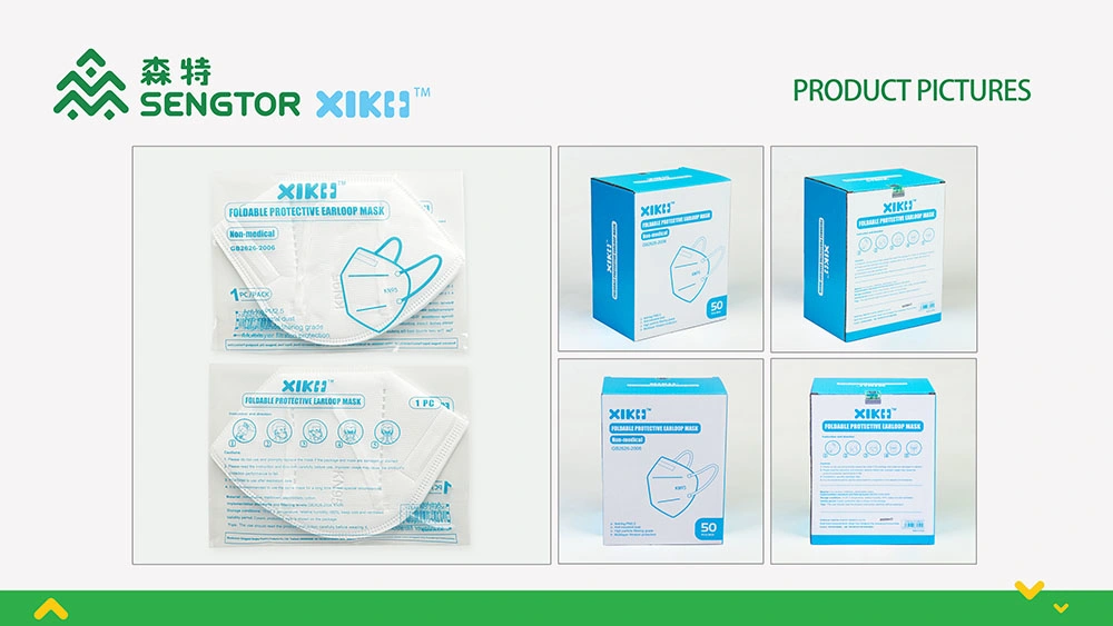 in Stock Disposable Protective KN95/FFP2/N95 Non-Woven Face Mask